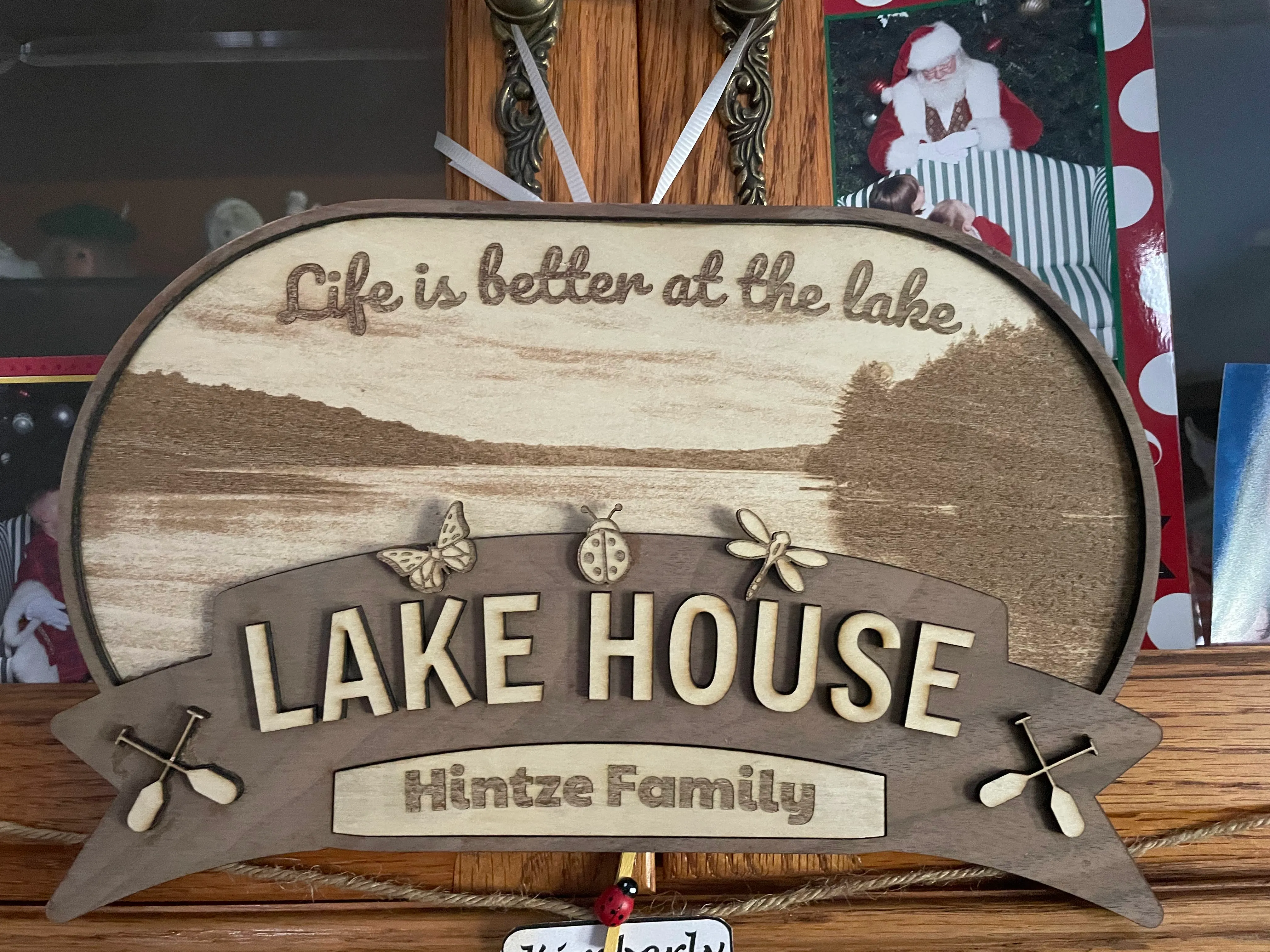 Laser cut sign