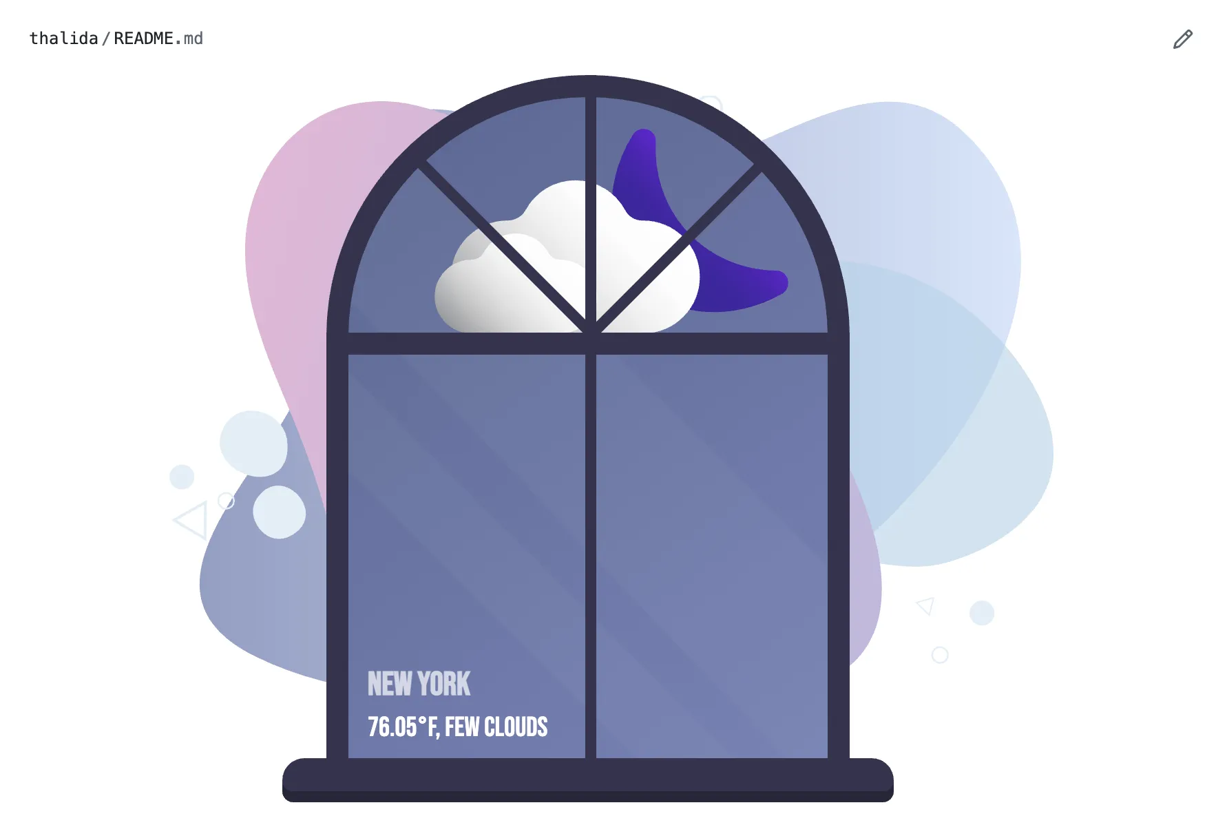 A screenshot of a generated live window