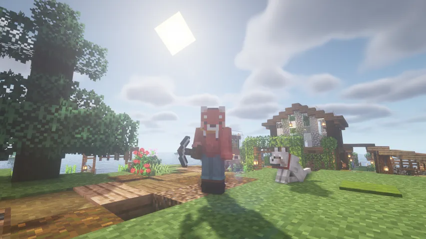 A Minecraft datapack to remove the grind, featuring a button that gives items